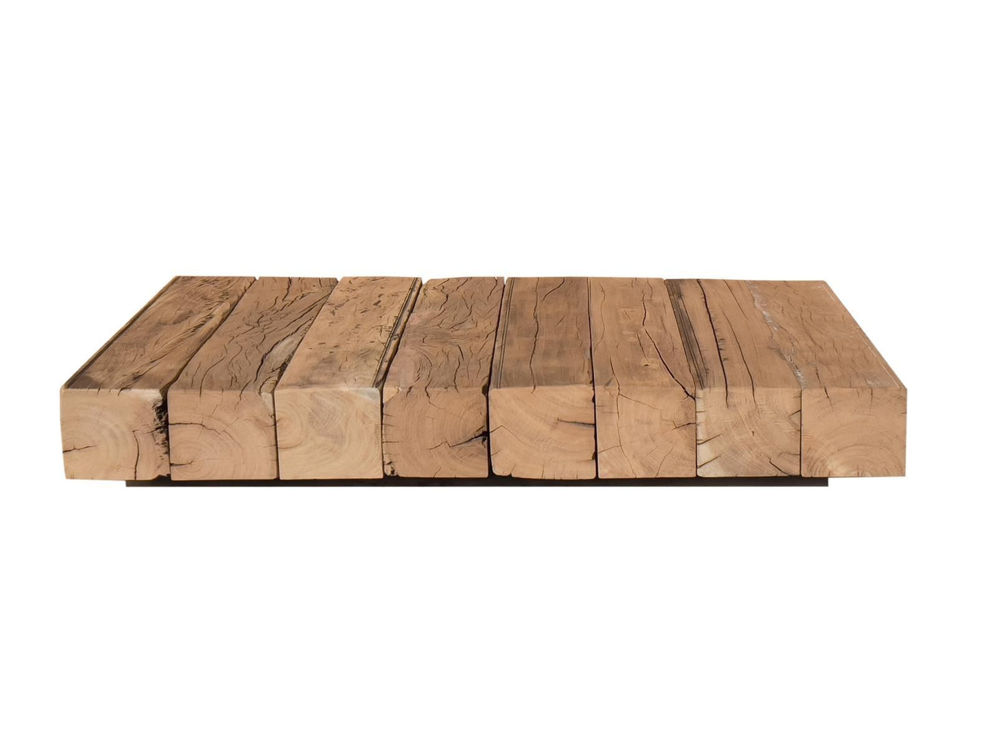 Ultramodern Low Laying Solid Wood Coffee Table