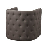 Capstone - Swivel Barrel Chair With Nailhead Accents And Button Tufting