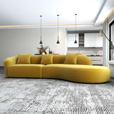 Elijah - Japandi Style Curvy Sectional Sofa