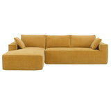 Free Combination Minimalist Style Modular Sectional, Wrinkle Resistant Couch Set L Shaped Compressed Sofa For Living Room