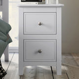 Modern Nightstand, Bed Side Table With 2 Drawers For Bedroom