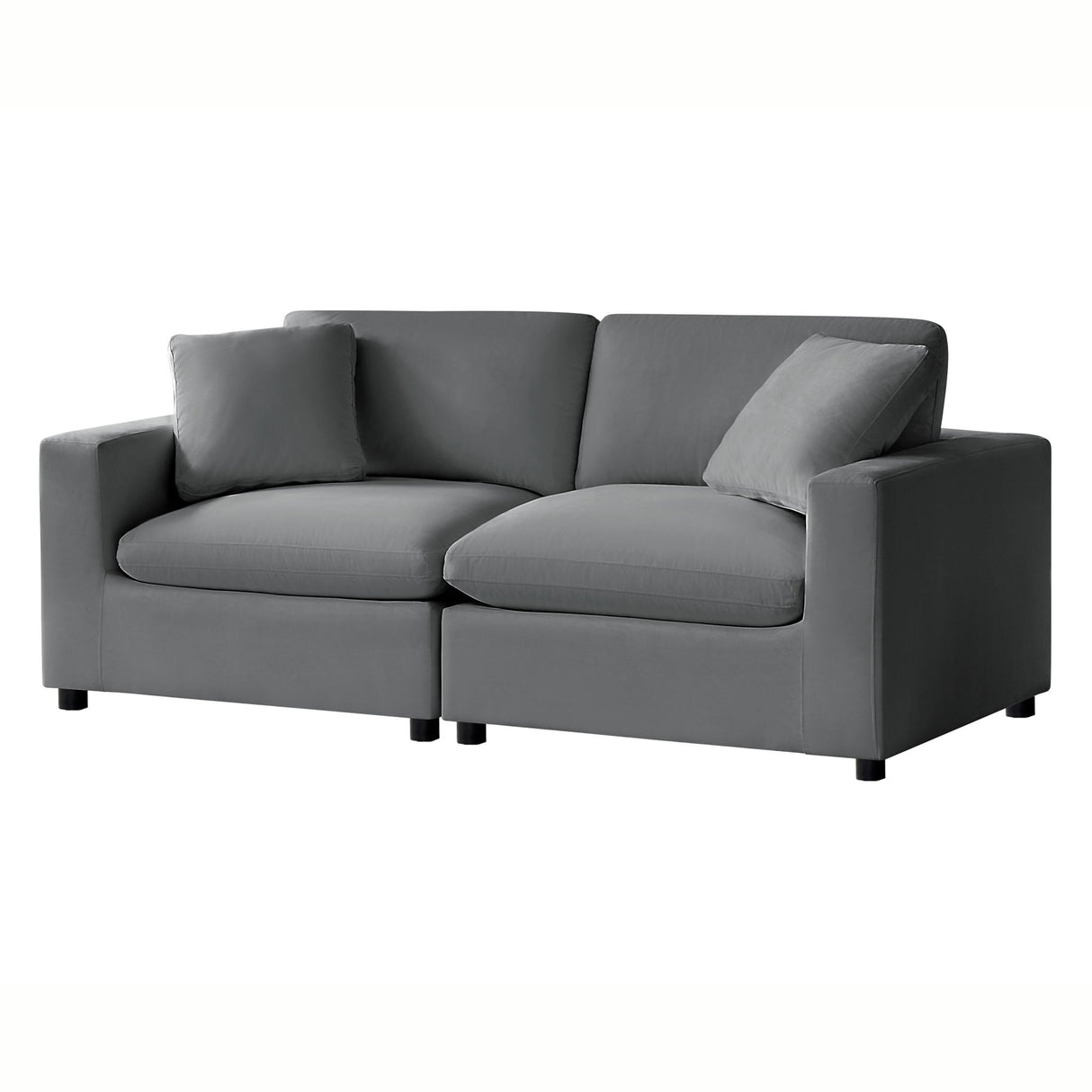 Caylie - Modular 2 Piece Sofa - Charcoal