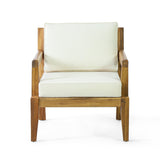 Outdoor Club Chair With Cushions (Set of 2) - Beige