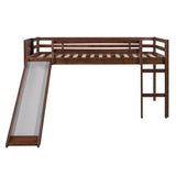 Loft Bed With Slide, Stair And Chalkboard