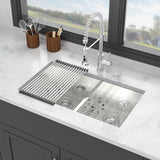 Modern Double Bowl Undermount Sink Design With 10" Deep Basins