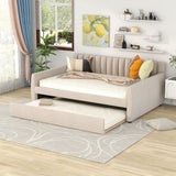Upholstered Daybed With Slat Support