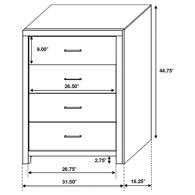 Geary - 4 Drawer Chest