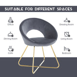 Modern Accent Velvet Lounge Chair