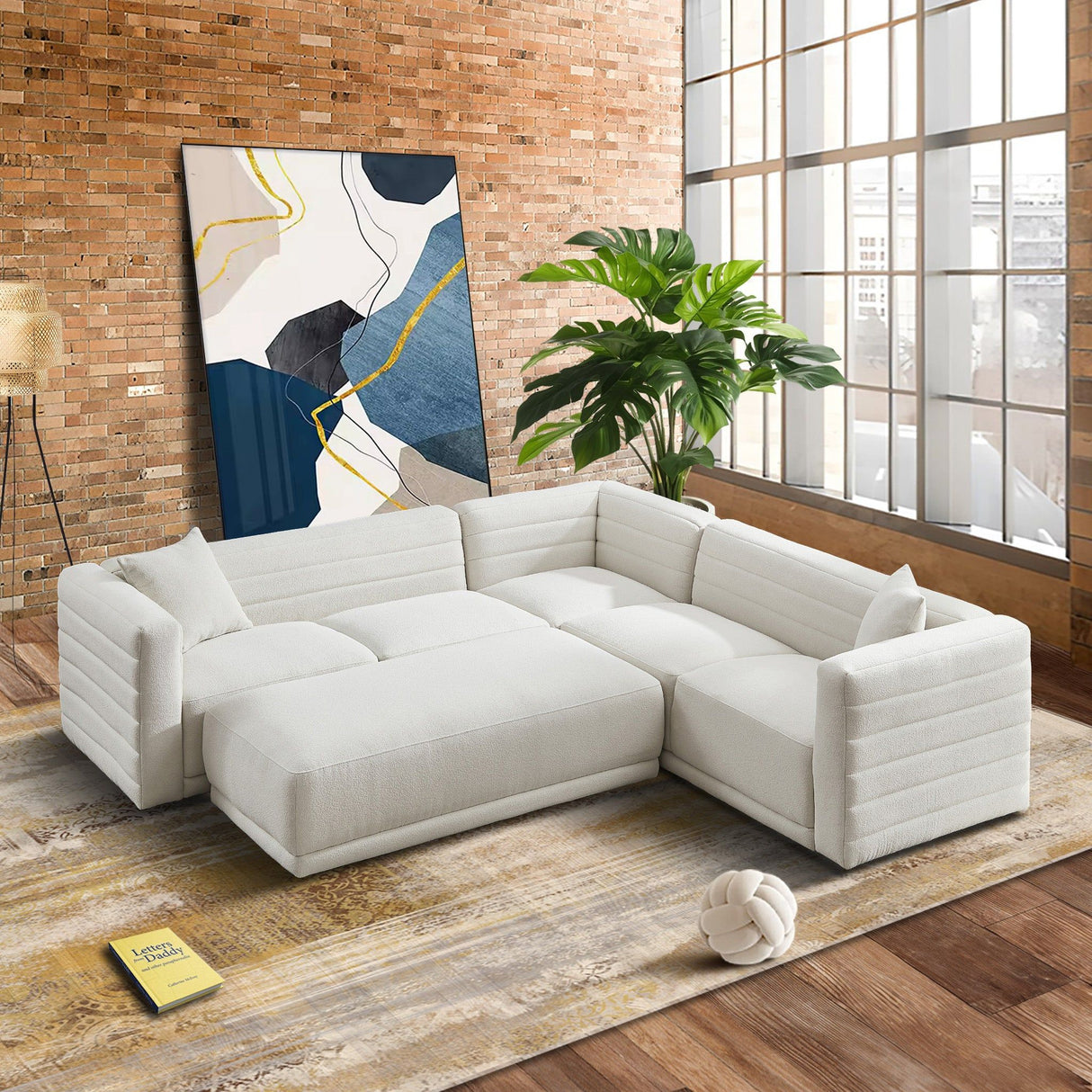 Solo - Corner Sectional Sofa With Ottoman