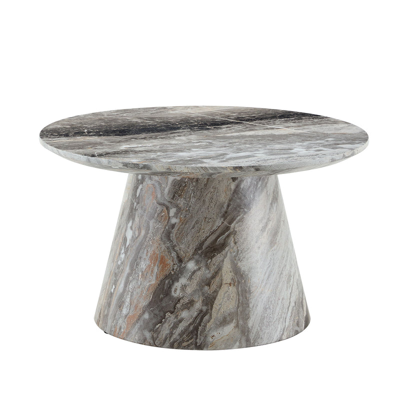 Circular Coffee Table With Adjustable Feet