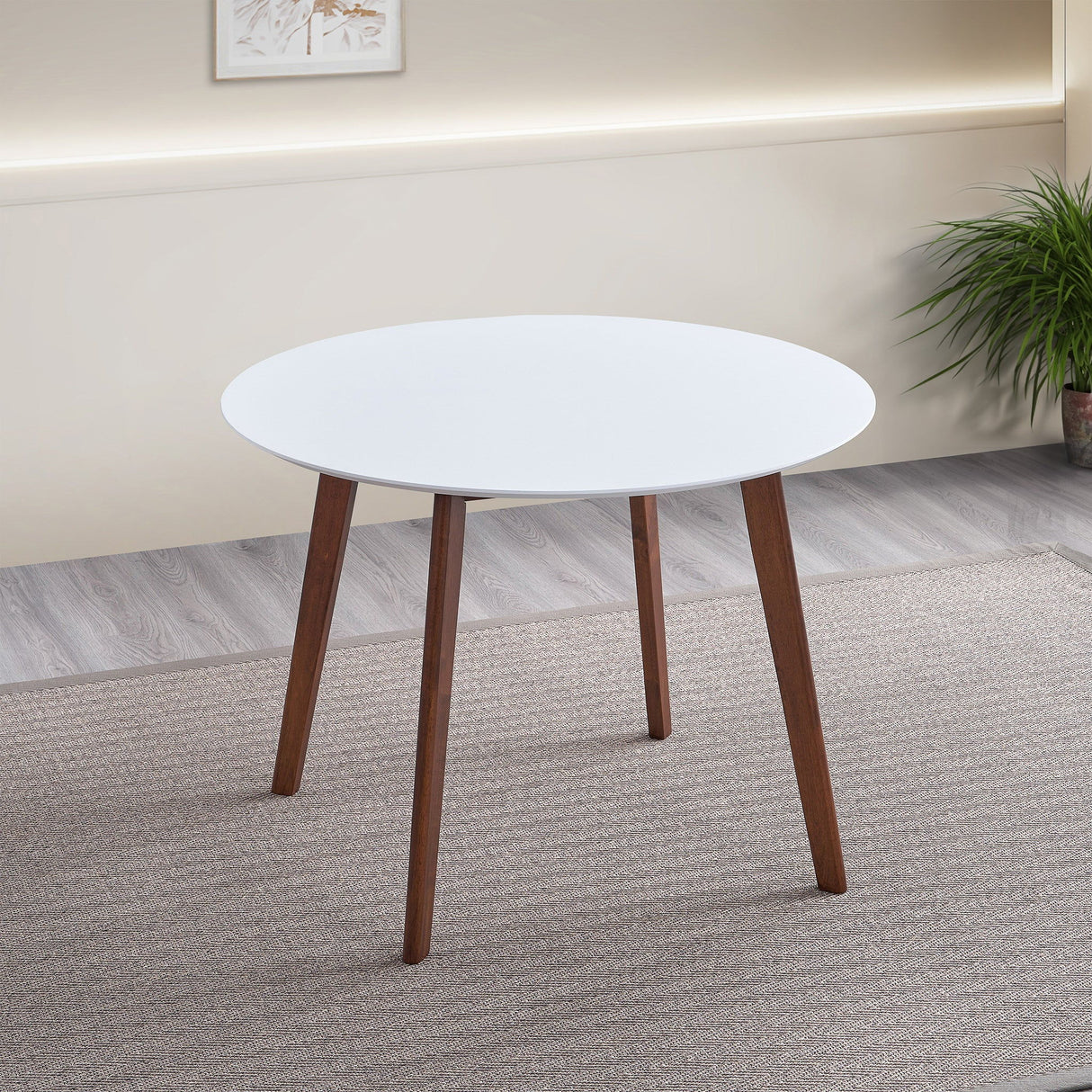Carlton - Dining Table - Brown / White