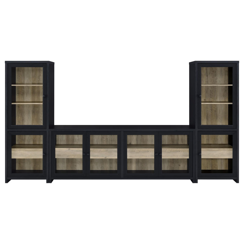 Kennison - 3 Piece Entertainment Center - Black