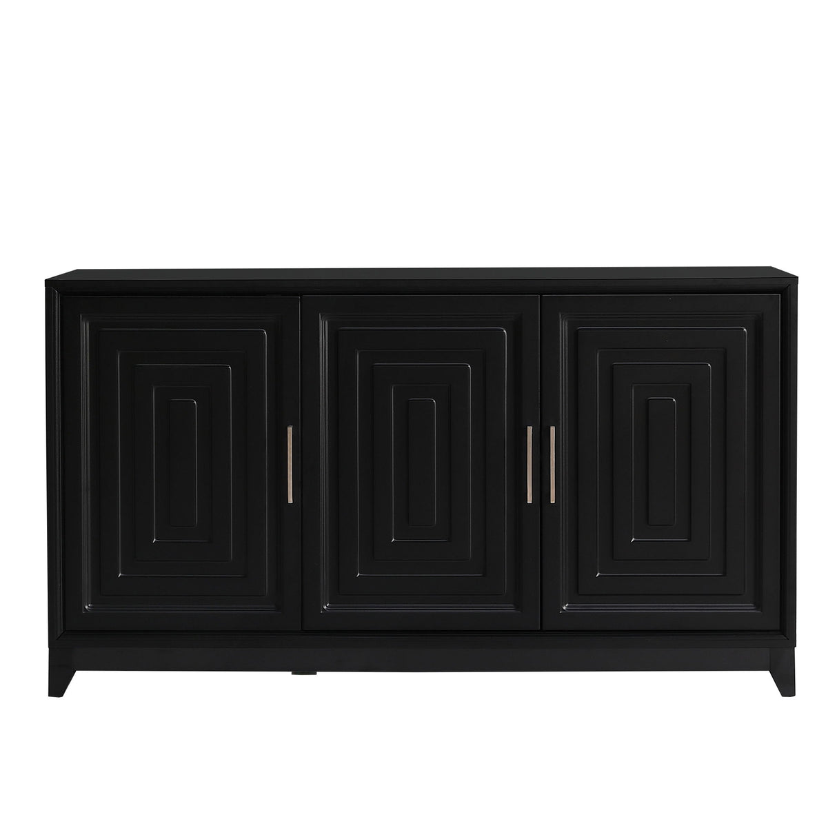 TV Stand For TVs Up To 65", Modern Entertainment Center Media Console Cabinet With 2 Spacious Storage Space