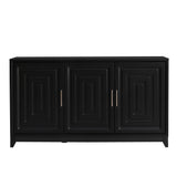 TV Stand For TVs Up To 65", Modern Entertainment Center Media Console Cabinet With 2 Spacious Storage Space