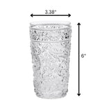 Paisley Style Acrylic Hi Ball Glasses (Set of 4)