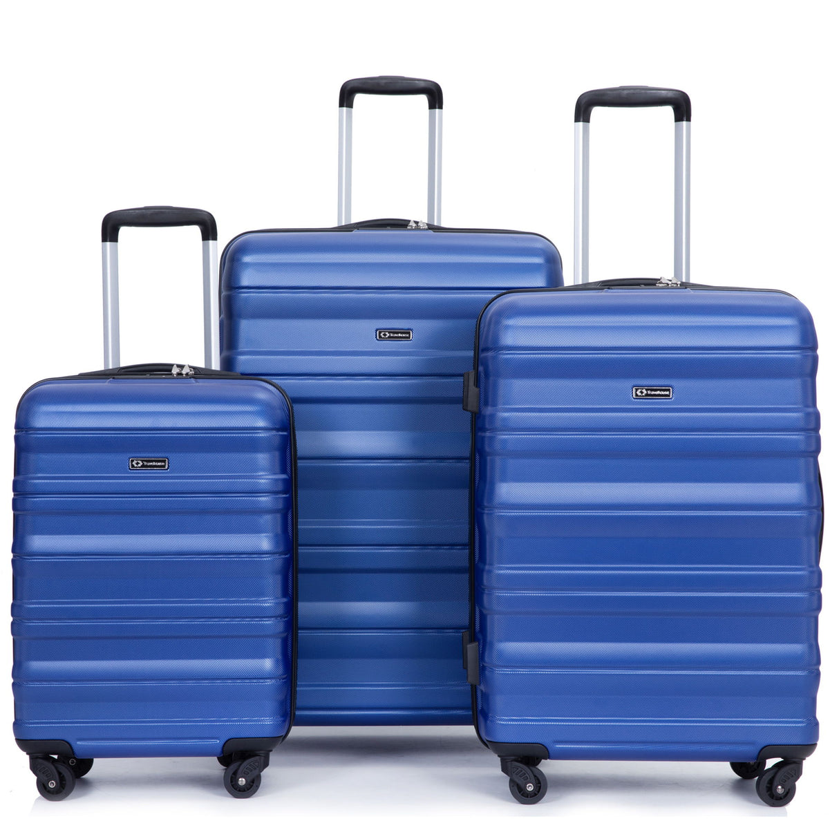Expandable 3 Piece Luggage Sets Lightweight & Durable Suitcase, Spinner Wheels, Tsa Lock