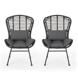 Calypso - Outdoor Chair With Water Resistance Cushion And Iron Frame