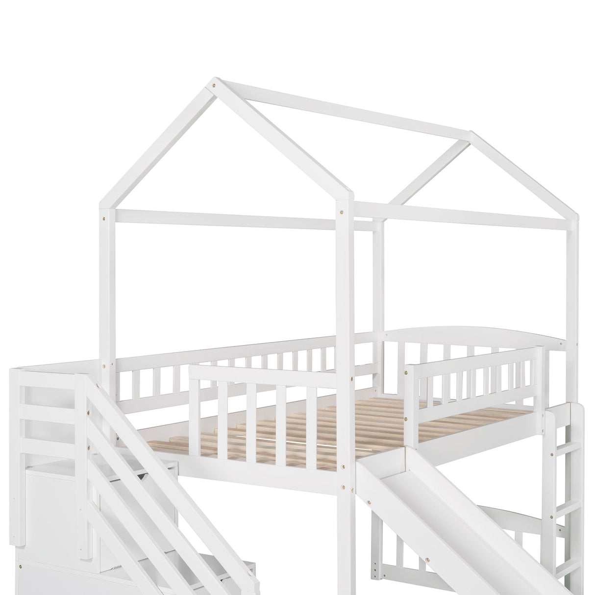 House Bed With 2 Drawers And Slide