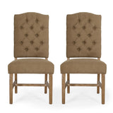 Elegant Dining Chair With Button Tufted Design