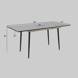 Modern Extendable Dining Table And Chair Set