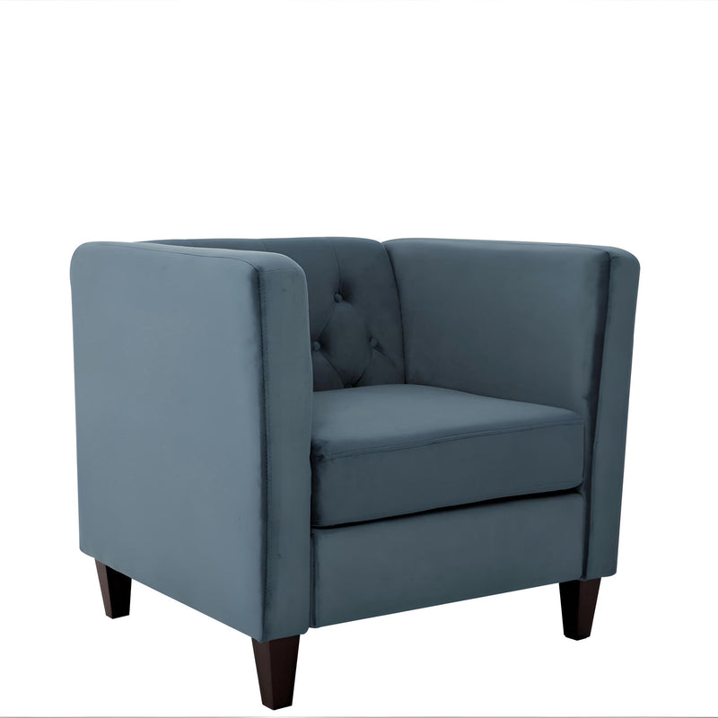 Chesterfield Accent Tufted Square Arm Side Chair