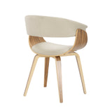 Vintage Mod - Mid-Century Modern Dining / Chair (Set of 2) - Zebra / Cream