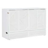 Murphy Bed With Large Drawer, USB Ports And Outlets