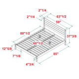Modern Minimalist Boho Bedframe