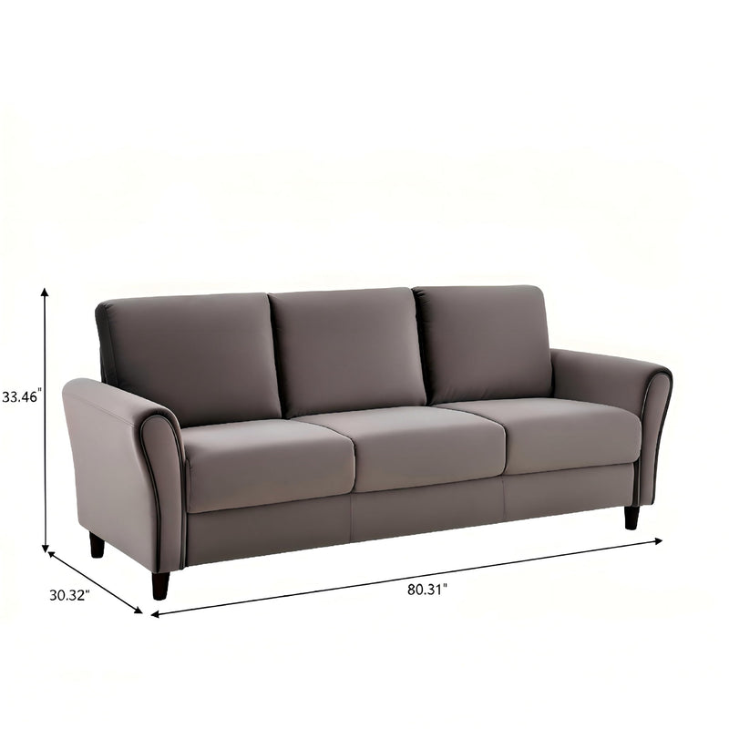 Patricia - Curved Arm 3 Seater Sofa