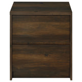 Transitional Nightstand With Dual USB Charging And Motion Sensor Light