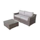 Stylish Sofa Seating Group With Cushions Perfect For Outdoor Gatherings