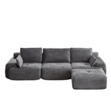 Compressed Sofa, Large Sectional Couches For Living Room - Gray
