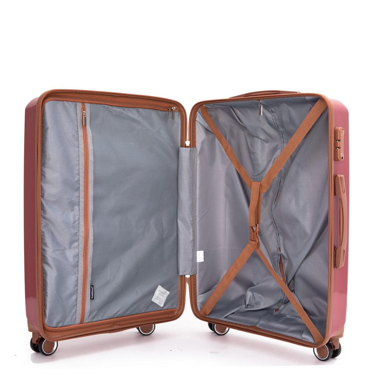 5 Piece Set Hardshell Carry On Luggage Set With Tsa Lock