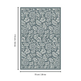 Macau - Non - Slip Accent Rug, Floral Charm