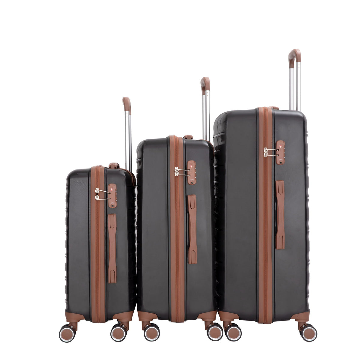 5 Piece Set Hardshell Carry On Luggage Set With Tsa Lock