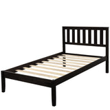 Platform Bed With Headboard, Footboard, Slat Support