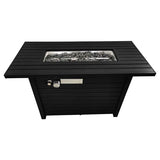 Propane Outdoor Fire Pit Table With Lid Versatile Fuel Options