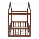 Bed House Bed Frame With Fence