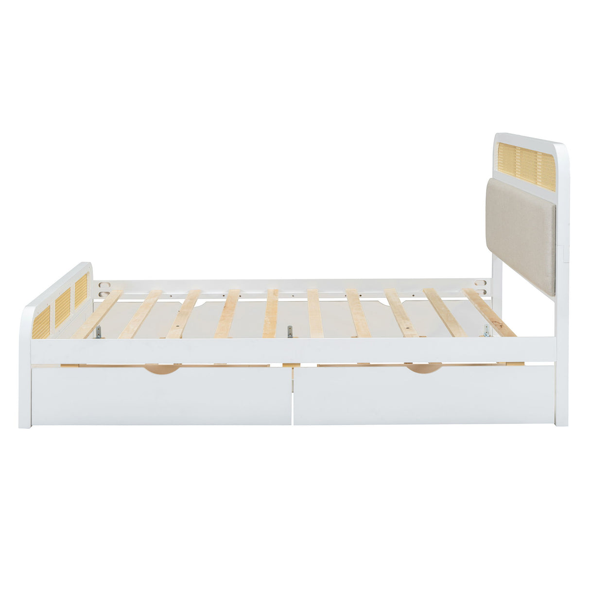 Platform Bed With Trundle And 2 Drawers
