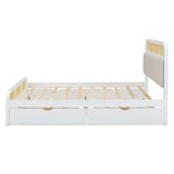 Platform Bed With Trundle And 2 Drawers