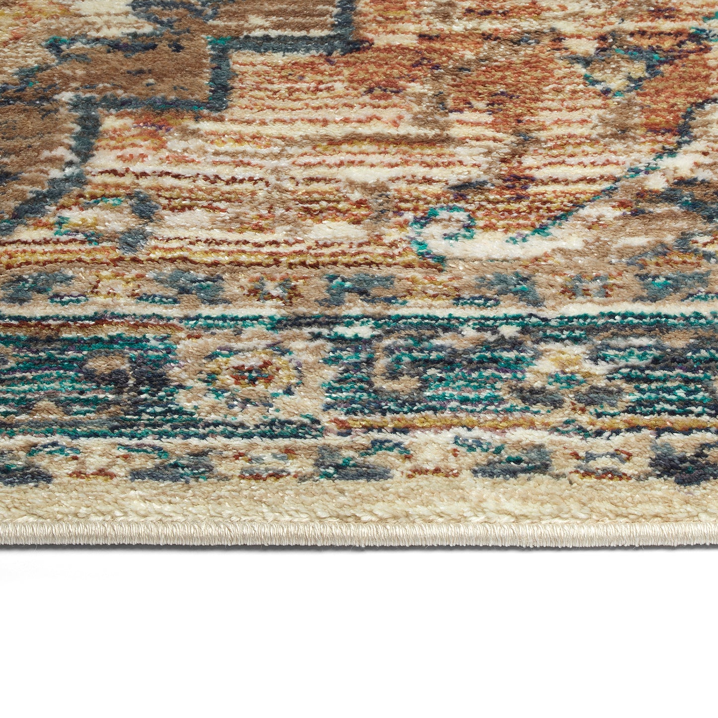 Contemporary, Transitional, Oriental, Textured, Distressed Cut Pile 7'10" x 10'10" Rectangle Area Rug