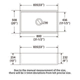 Farmhouse Sink Workstation, Ceramic Single Bowl With Accessories