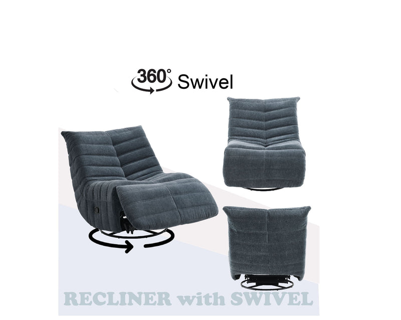 Talmon - Glider Recliner With Swivel