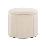 Lindsey - Contemporary / Glam Folding Storage Ottoman