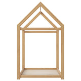 Wooden House Shaped Bed