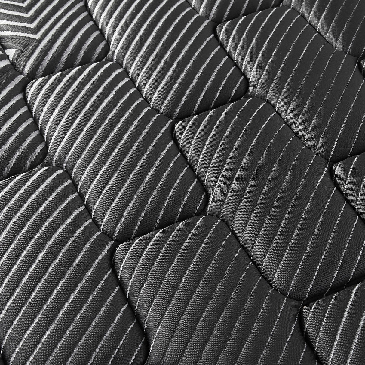 Pure Ice - 14" King Lux Firm Quilted Mattress - Black