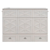 Murphy Bed With Large Drawers And USB Ports