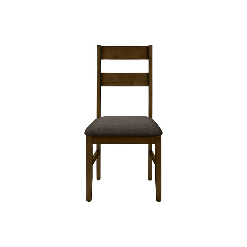 Dining Chair, Upholstered, Side, Dining Room, Transitional (Set of 2) - Brown