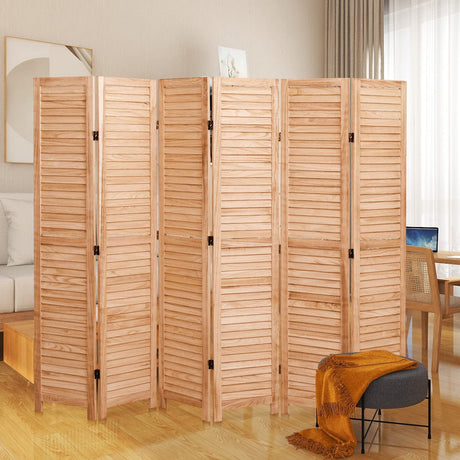 Panel Wooden Folding Room Divider