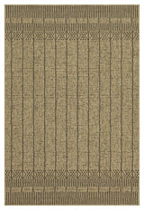 Earth - 5'3" X 7'3" Indoor, Outdoor Area Rug - Jute / Black